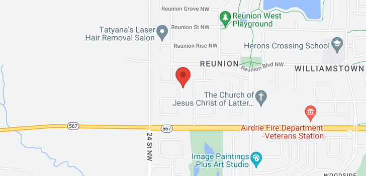 map of 32 REUNION CL NW